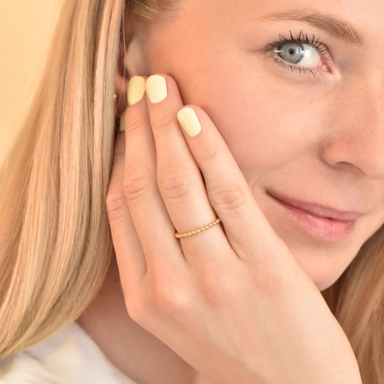 Minimalistický guličkový prsteň Zakir 106046