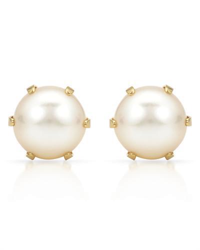 Perlové náušnice napichovacie