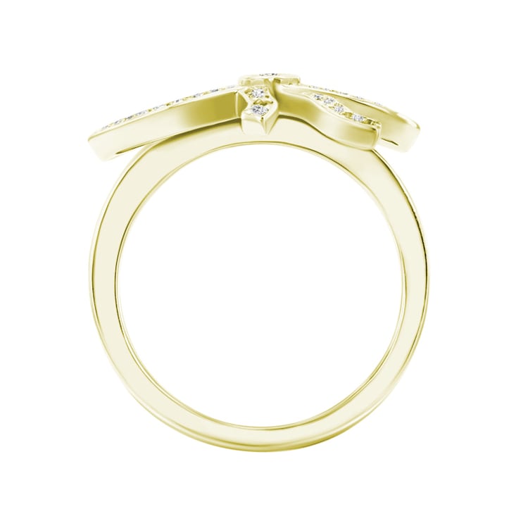 Diamantový zlatý prsteň 9759