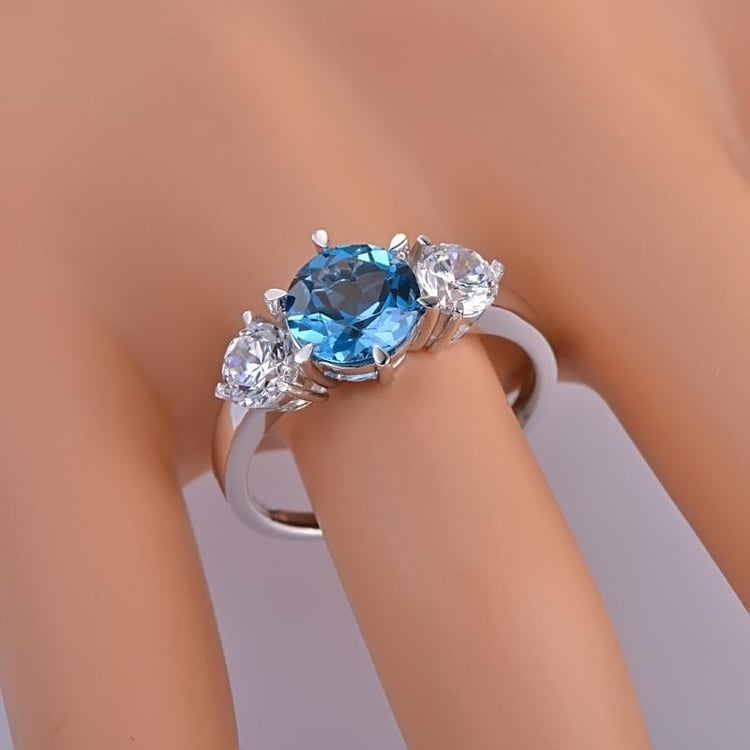 Prsteň s topásom Sanie 10003