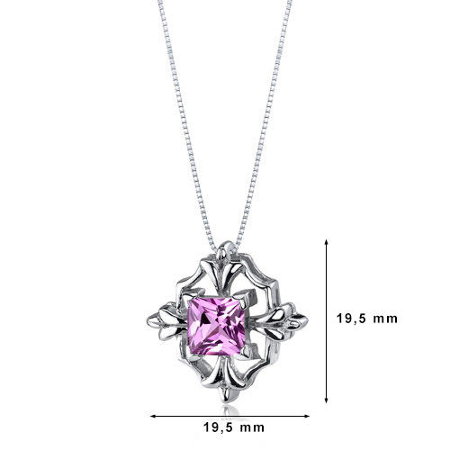 Zafírový náhrdelník strieborný 2257