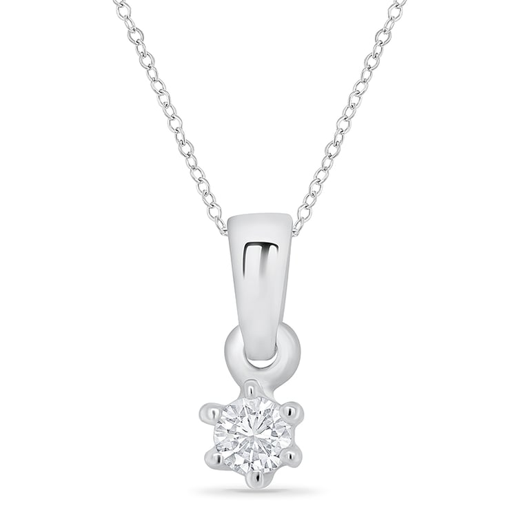 Moissanitový prívesok so šiestimi krapňami Aliva