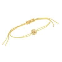 Strieborný povrázkový náramok Malý princ s líškou a gravírom