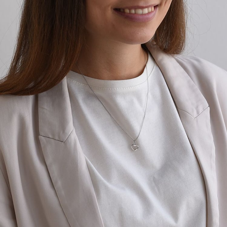 Zlatý prívesok v tvare srdca 66409