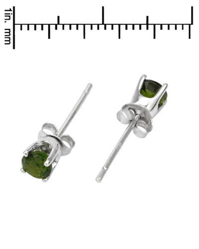 Strieborné náušnice s turmalínmi 54904