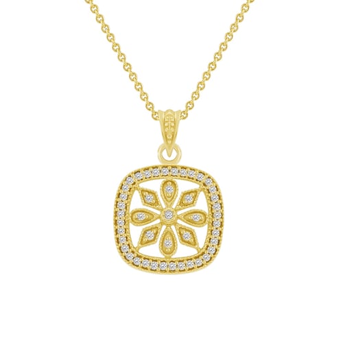 Zlatý set šperkov s diamantovými kvety Jasmyn