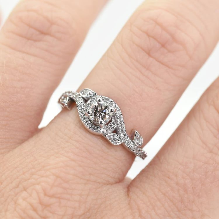 Zásnubný vintage prsteň 11839