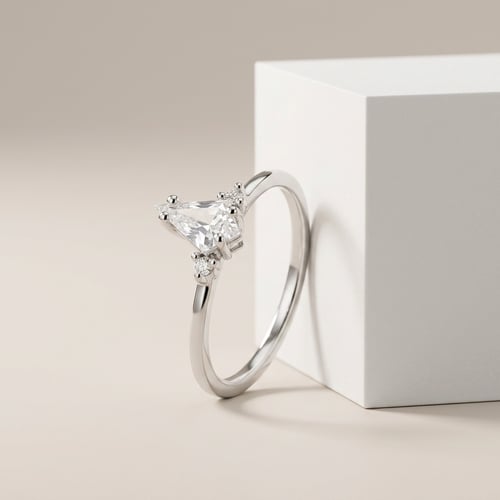 Zlatý prsteň s 0.41ct IGI certifikovaným lab-grown diamantom Hanna