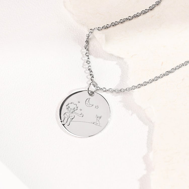 Platinový prívesok princ s gravírom vašej voľby 157482