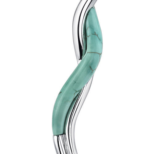 Strieborný náhrdelník s tyrkysom Abella 5594