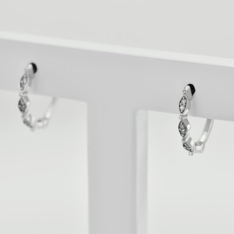 Kruhové náušnice s lab-grown diamantmi Vesell 112816