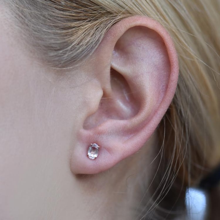 Strieborné pozlátené náušnice 21983