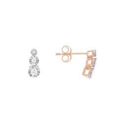 Minimalistické náušnice s diamantmi Winona