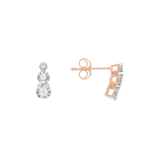 Minimalistické náušnice s diamantmi Winona