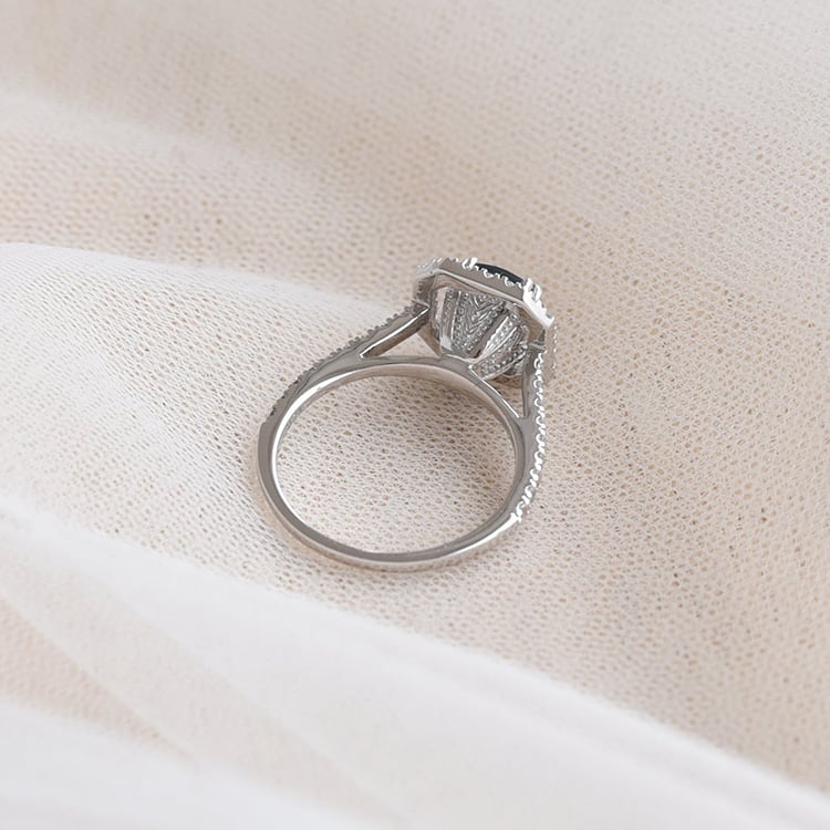 Halo prsteň s londýnskym topazom 67144