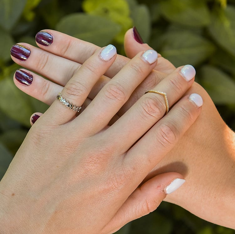 Diamantový vykrojený prsteň Livie 108099