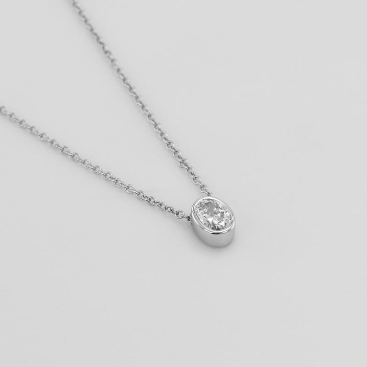 Zlatý náhrdelník s certifikovaným diamantom 50659