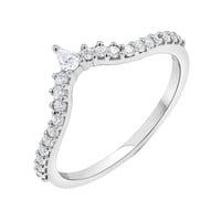 Vykrojený eternity prsteň s diamantmi Ferb