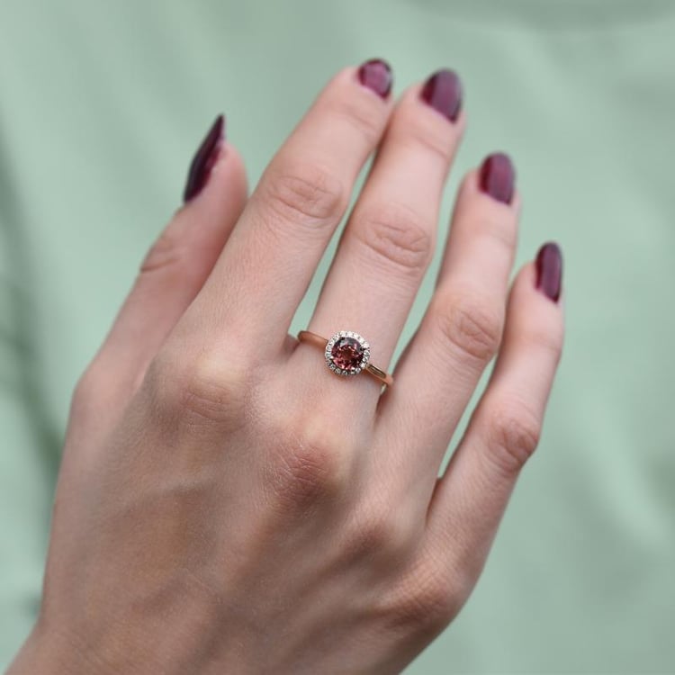 Prsteň s turmalínom 13118