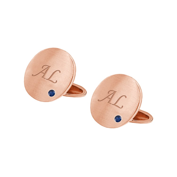 Manžetové gombíky so zafírmi 35103