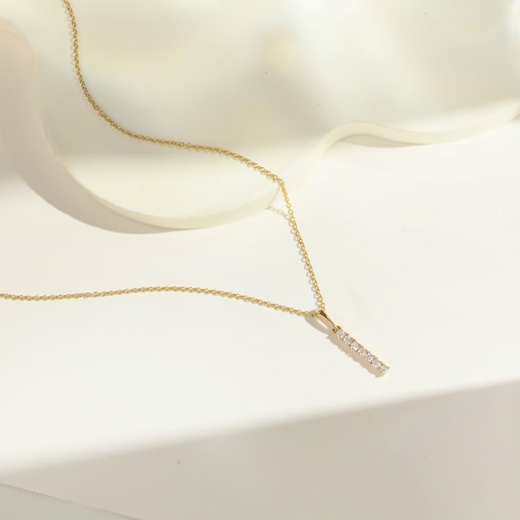 Zlatý prívesok s lab-grown diamantmi Merrilin 164940