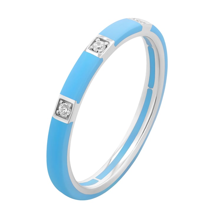 Keramický prsteň s lab-grown diamantmi Jody 120852