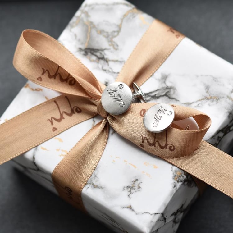 Zlaté manžetové gombíky 28925