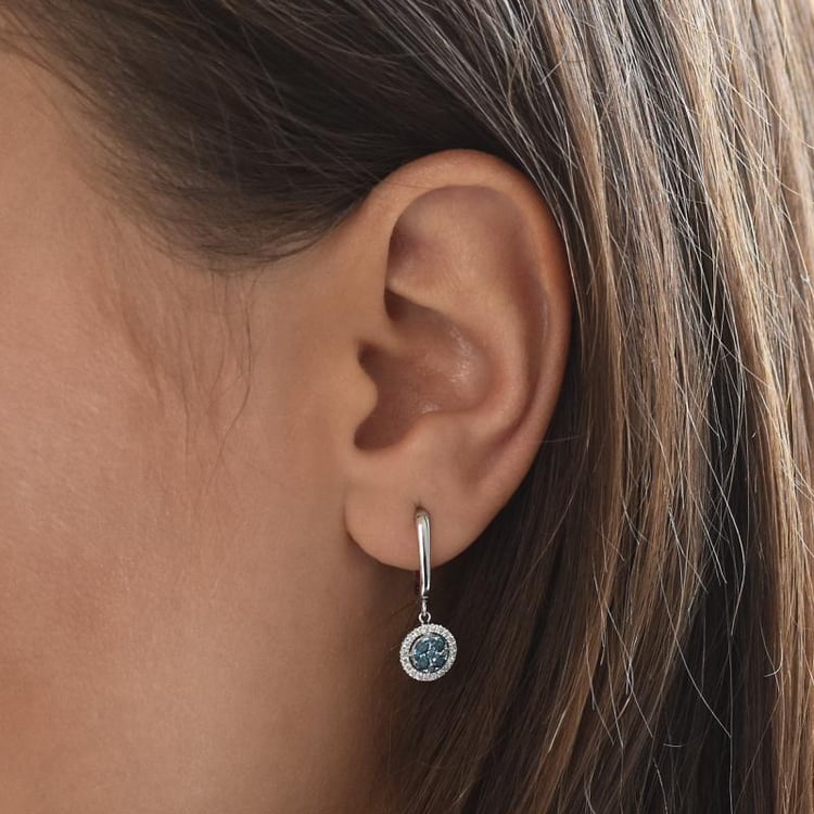 Visiace zlaté náušnice 34061