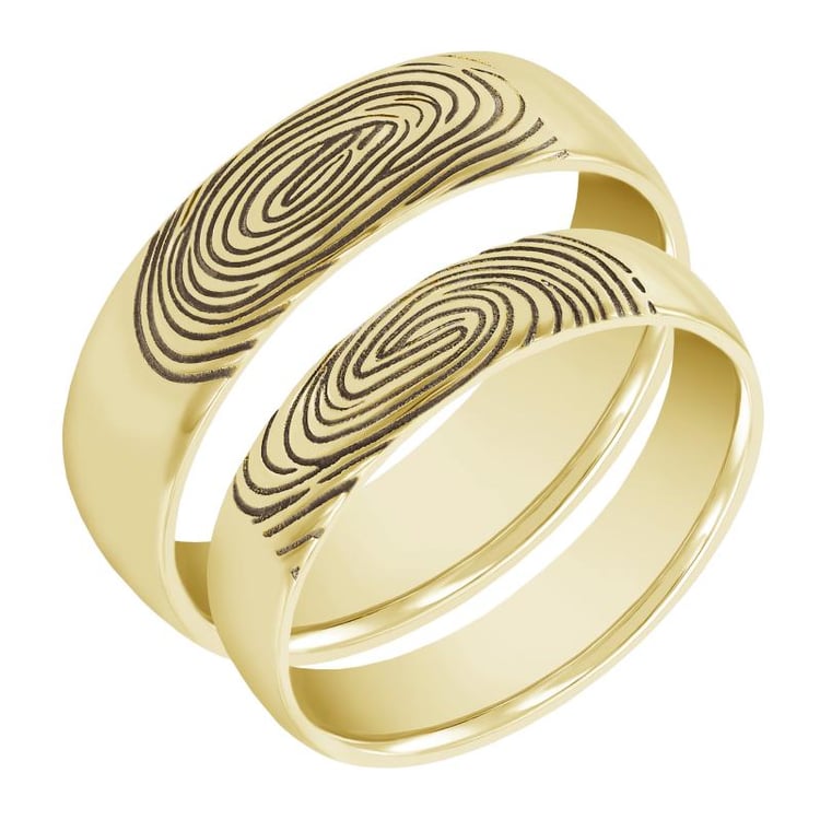 Žlté zlato s otlačkami prstov 28720