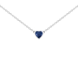 Náhrdelník so zafírovým srdiečkom Davila