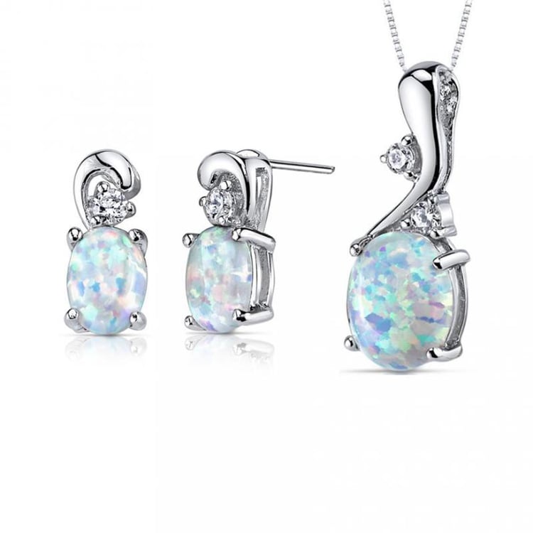 Strieborná kolekcia s opálmi