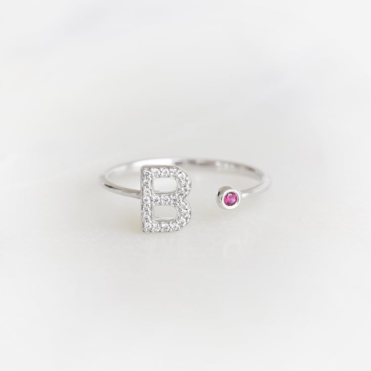 Prsteň s výberom písmena 88778