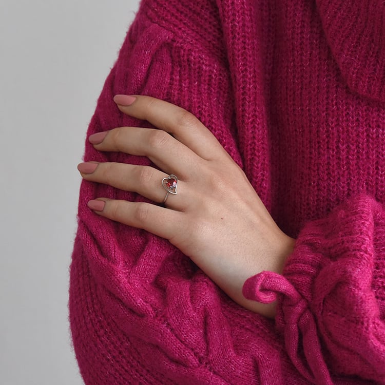 Srdcový prsteň 73703