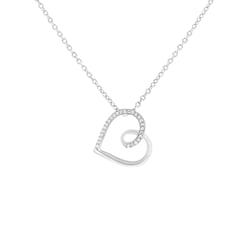 Romantický prívesok s diamantmi Dominik