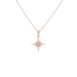 Prívesok v tvare diamantovej hviezdy Lyra