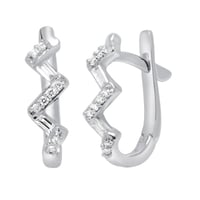 Diamantové kruhové náušnice Vitus