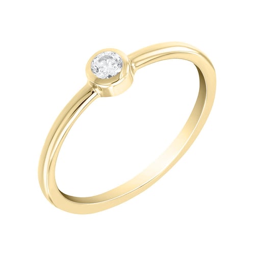 Minimalistický diamantový prsteň Kathleen
