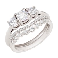 Set prsteňov s možnosťou výberu diamantu Colin