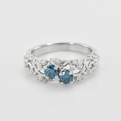 Vintage zlatý prsteň