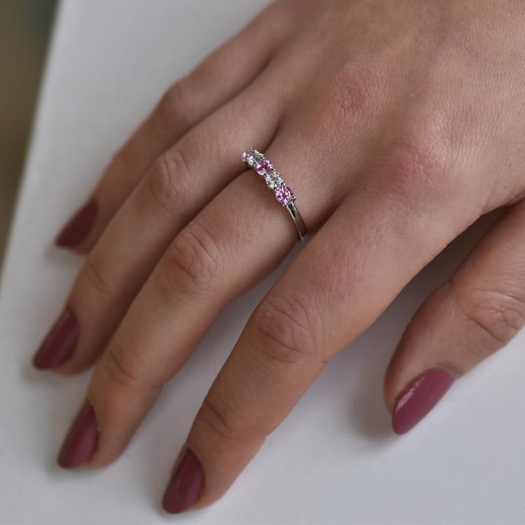 Zafírový prsteň zo striebra 31407