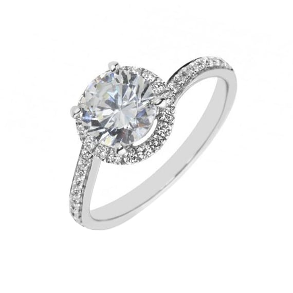 Platinový prsteň Daina