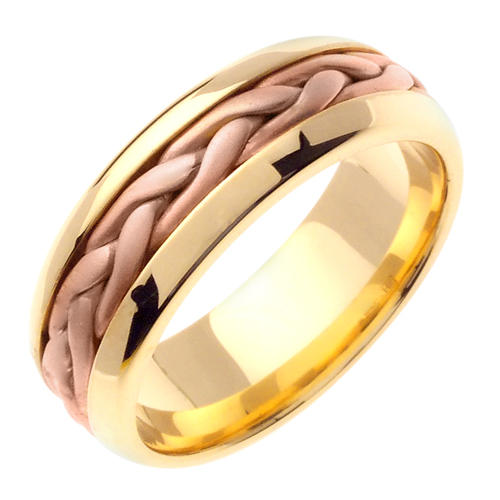 Kombinované pletené obrúčky