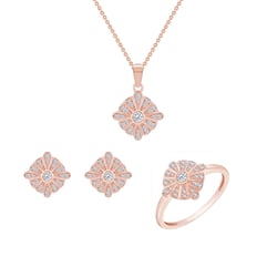 Zlatý diamantový set šperkov Geena