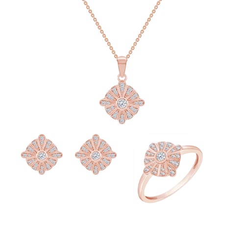 Zlatý diamantový set šperkov Geena