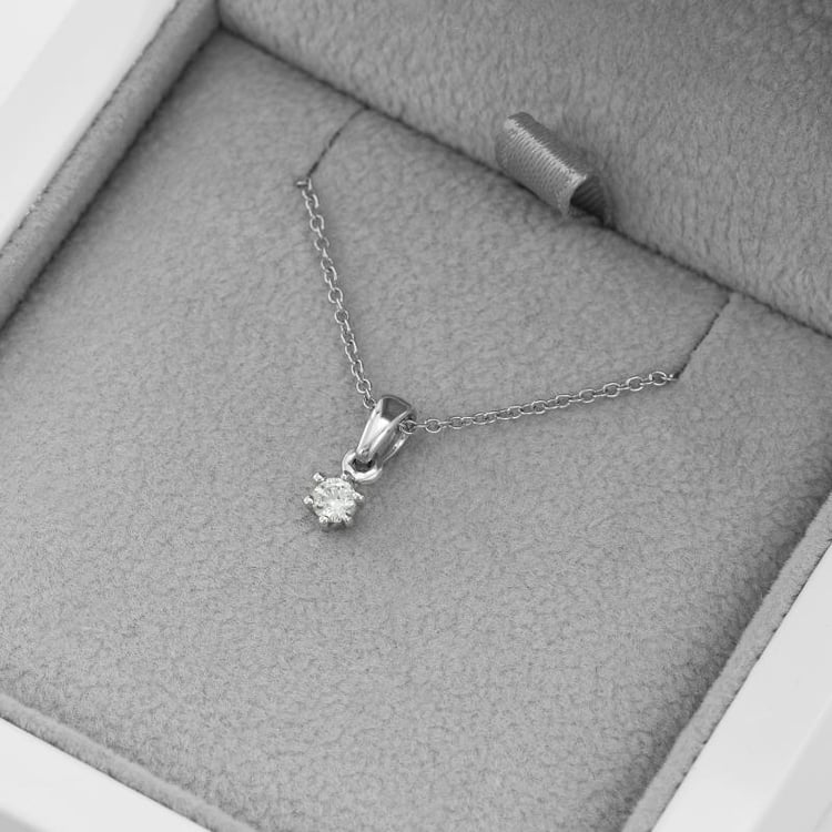 Moissanitový prívesok so šiestimi krapňami Aliva 105161