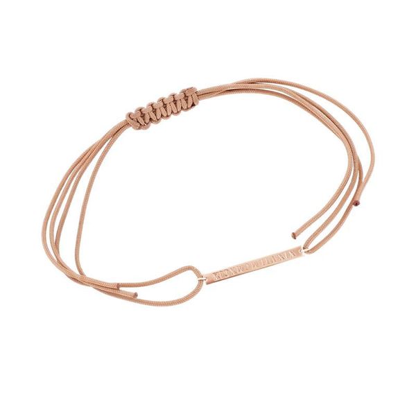 Strieborný povrázkový náramok s gravírom Barr 108134