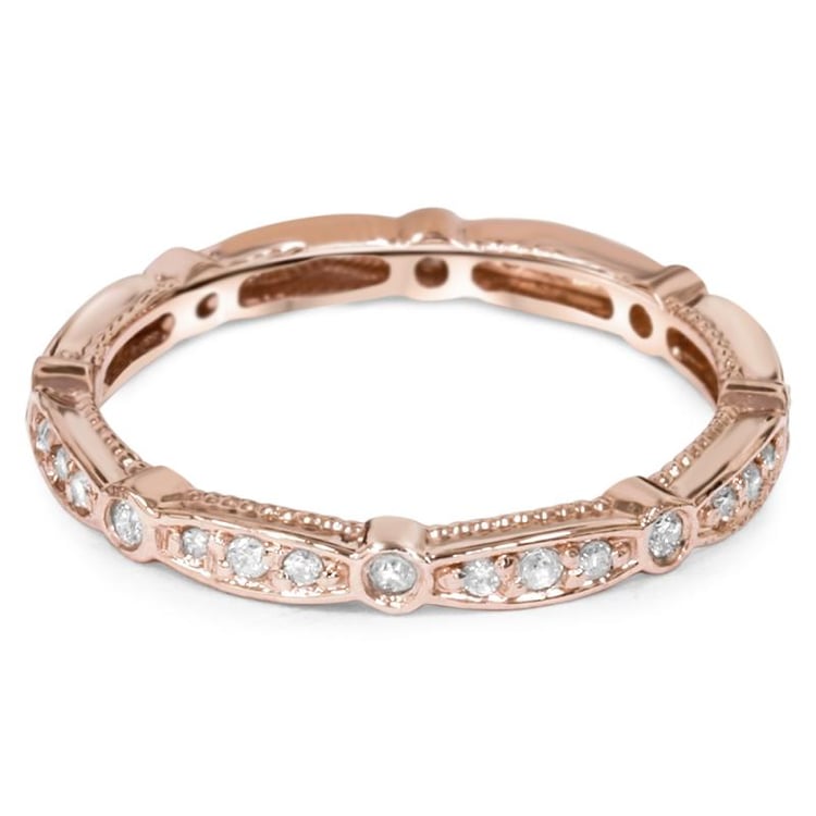 Nežný eternity prsteň s lab-grown diamantmi Frost 101593