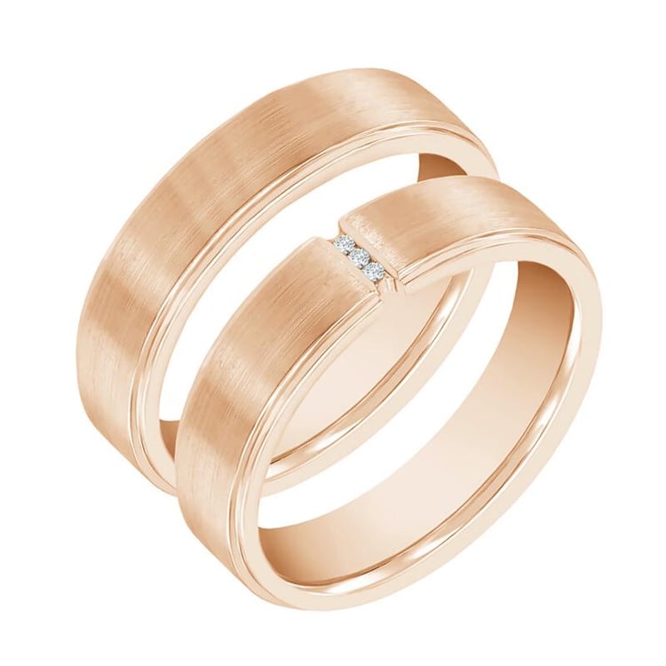 Zlaté obrucky s diamantmi 43013