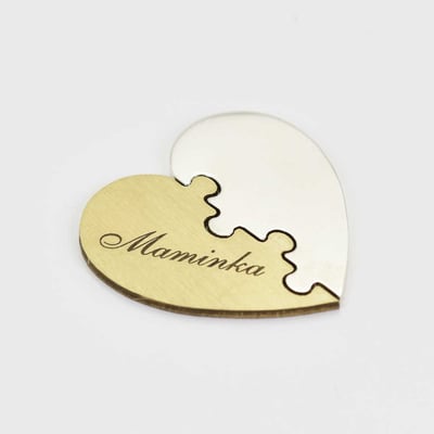 Prívesok v tvare srdca