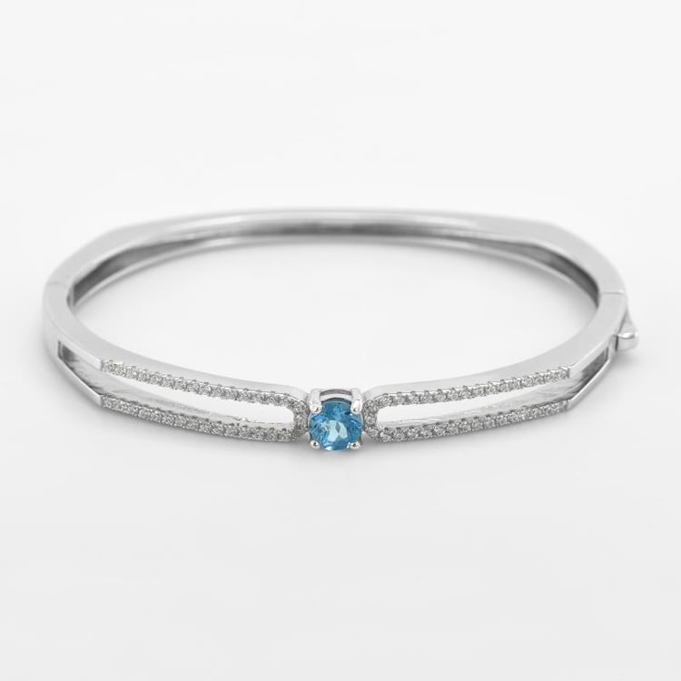 Strieborný náramok s topásom 50974